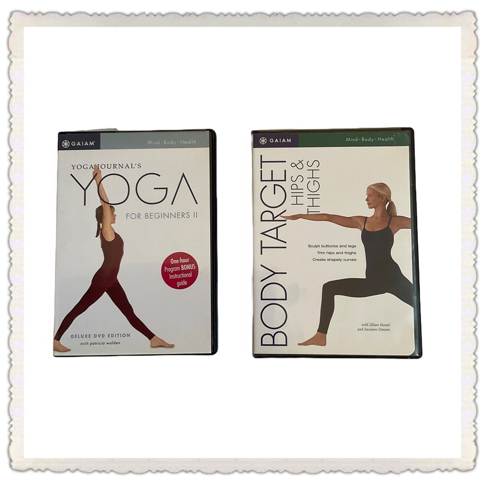 GAIAM DVD’s, Set of 2